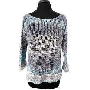 𝅺RUBBISH Ombré Open Knit Sweater Size M